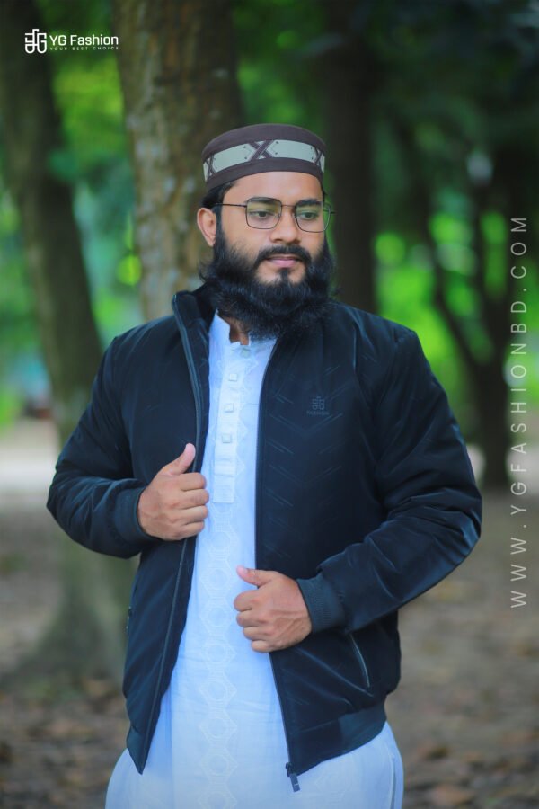 Premium Quality Kuasha Jacket-Black