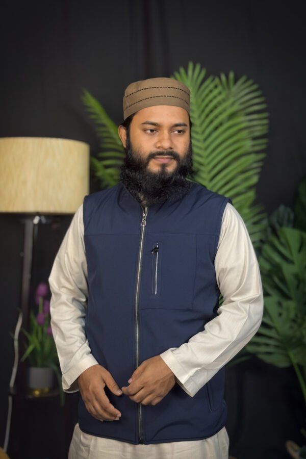 Fashionable Coaty-Navy Blue