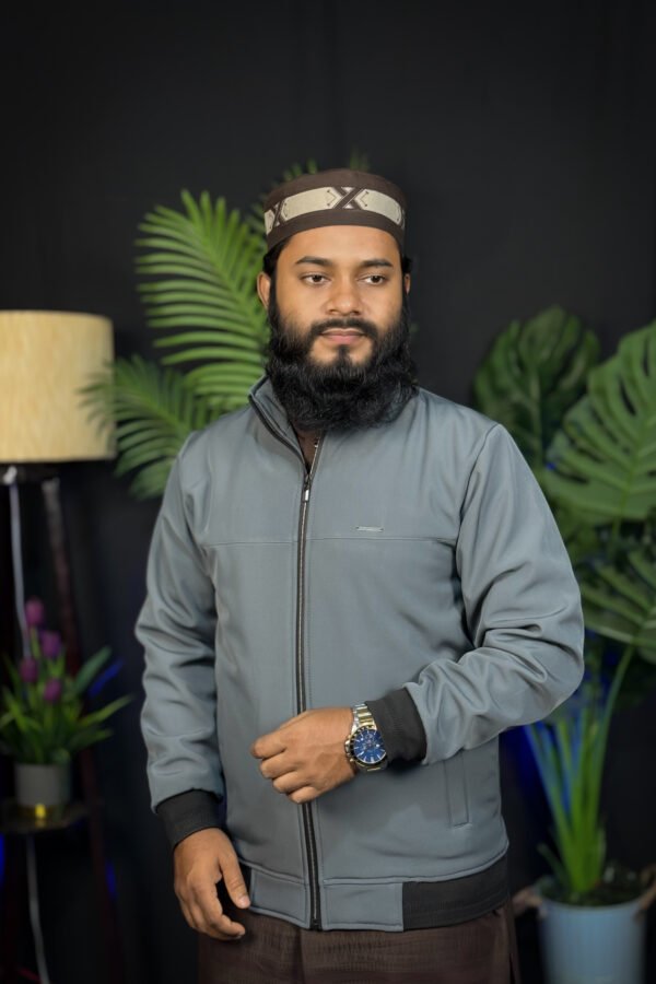 Men’s Premium Jacket-Light Ash